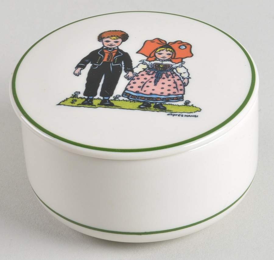 Hansi D'Alsace 3" Candy Box & Lid by Villeroy & Boch-1
