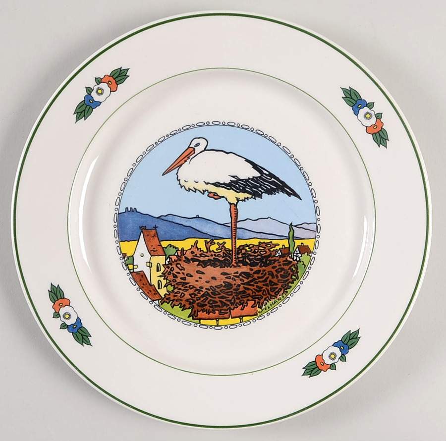 Hansi D'Alsace Luncheon Plate by Villeroy & Boch-1