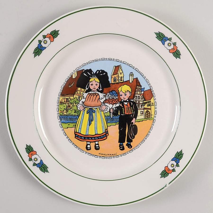 Hansi D'Alsace Luncheon Plate by Villeroy & Boch-1