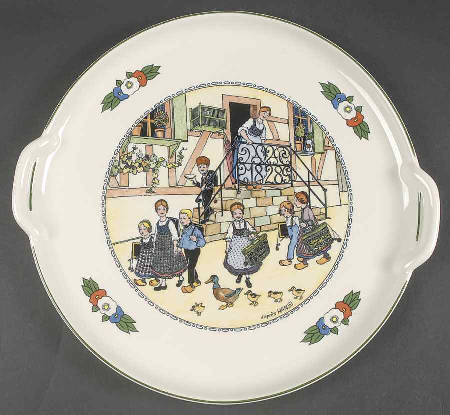 Hansi D'Alsace Handled Cake Plate by Villeroy & Boch-1