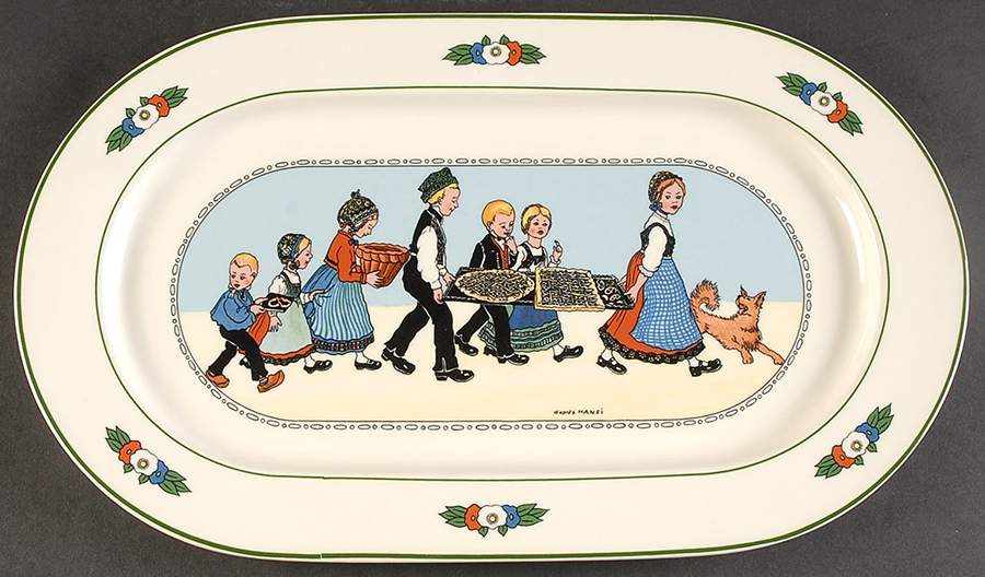 Hansi D'Alsace 15" Oval Serving Platter by Villeroy & Boch-1