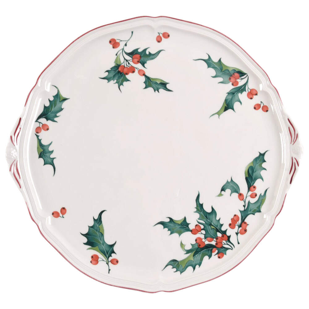 Holly Handled Cake Plate by Villeroy & Boch-1