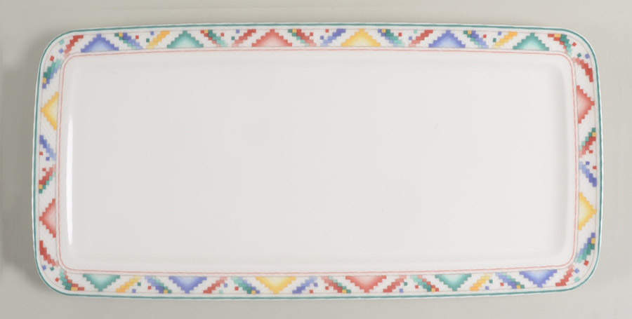 Indian Look Large Sandwich Tray by Villeroy & Boch-1