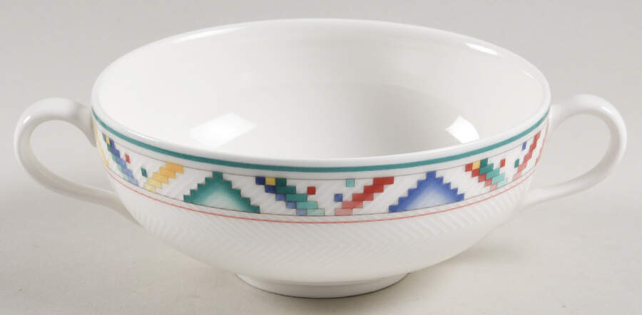 Indian Look Flat Cream Soup Bowl by Villeroy & Boch-1
