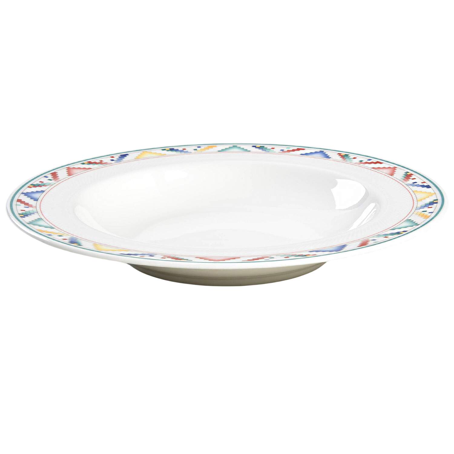 Indian Look Large Rim Soup Bowl by Villeroy & Boch-1
