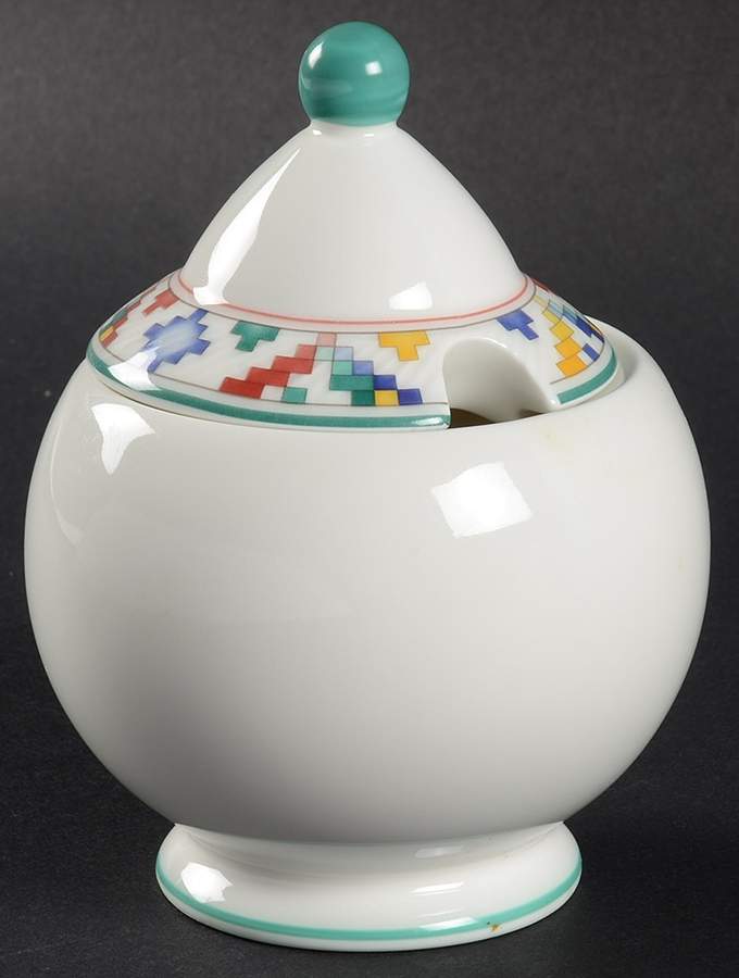 Indian Look Sugar Bowl & Lid by Villeroy & Boch-1