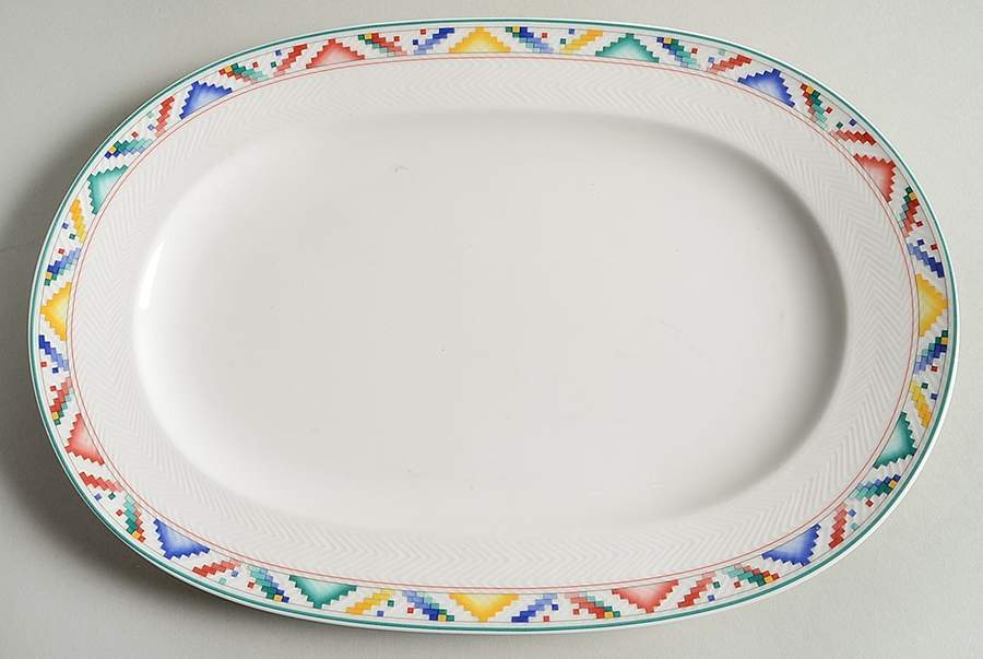 Indian Look 13" Oval Serving Platter by Villeroy & Boch-1