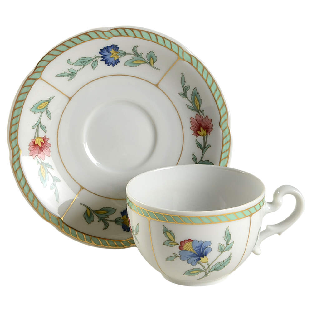 Indian Summer Flat Cup & Saucer Set by Villeroy & Boch-1