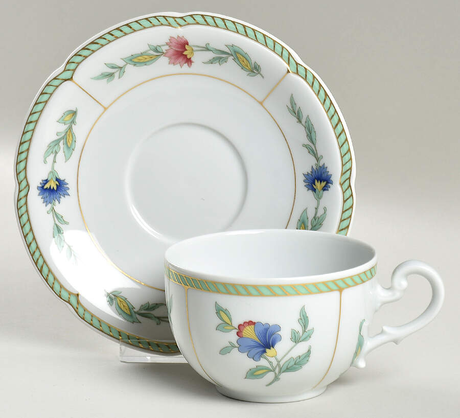 Indian Summer Breakfast Cup & Cream Soup Saucer Set by Villeroy & Boch-1