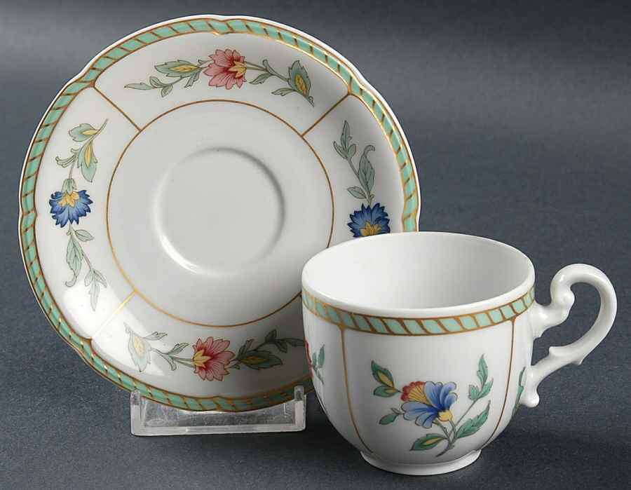 Indian Summer Flat Demitasse Cup & Saucer Set by Villeroy & Boch-1