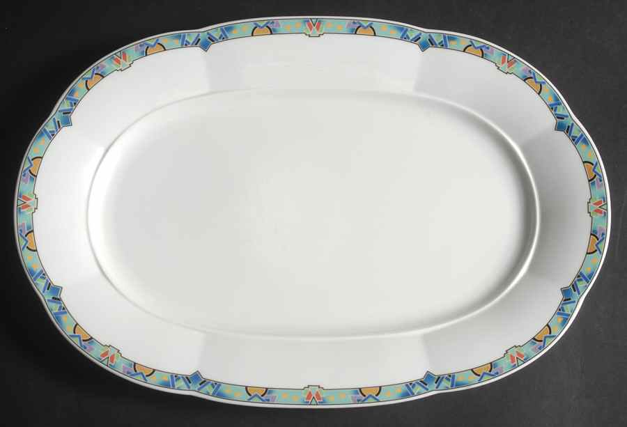 Izmir (Newer) 15" Oval Serving Platter by Villeroy & Boch-1