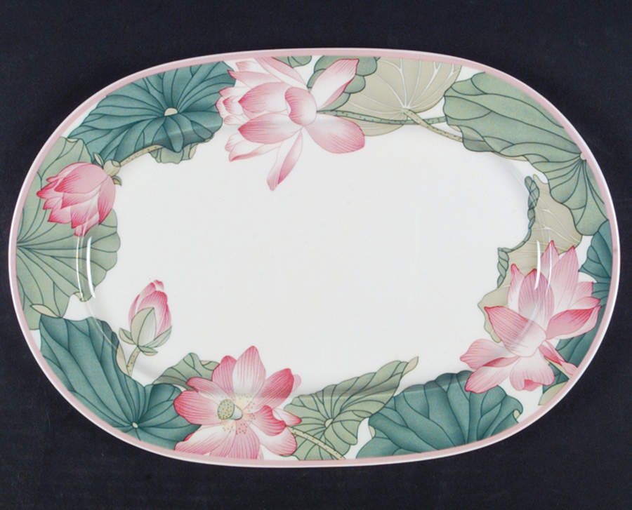 Jade 13" Oval Serving Platter by Villeroy & Boch-1