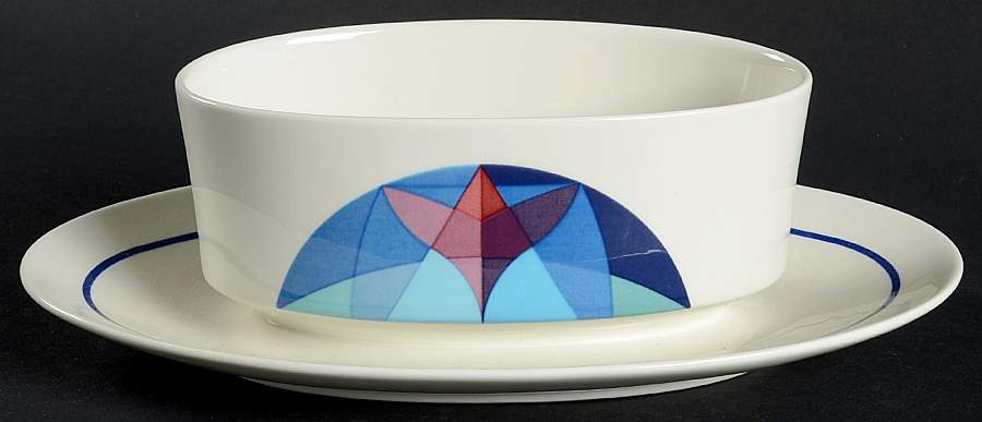 Kaleidoscope Gravy Boat with Attached Underplate by Villeroy & Boch-1