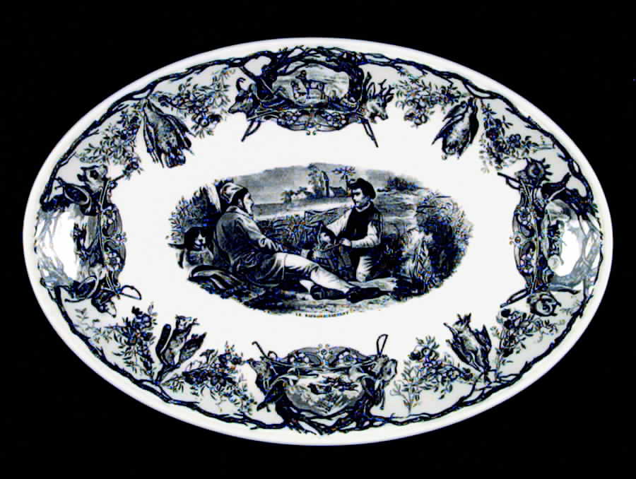 La Chasse 9" Oval Vegetable Bowl by Villeroy & Boch-1