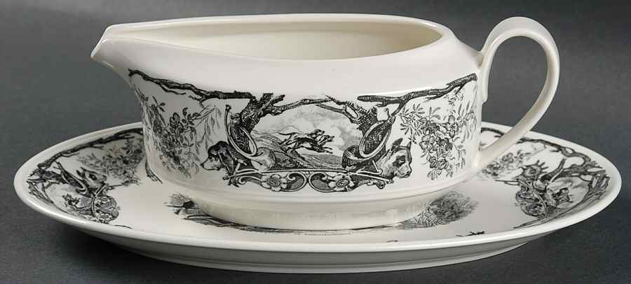 La Chasse Gravy Boat & Underplate/Relish by Villeroy & Boch-1