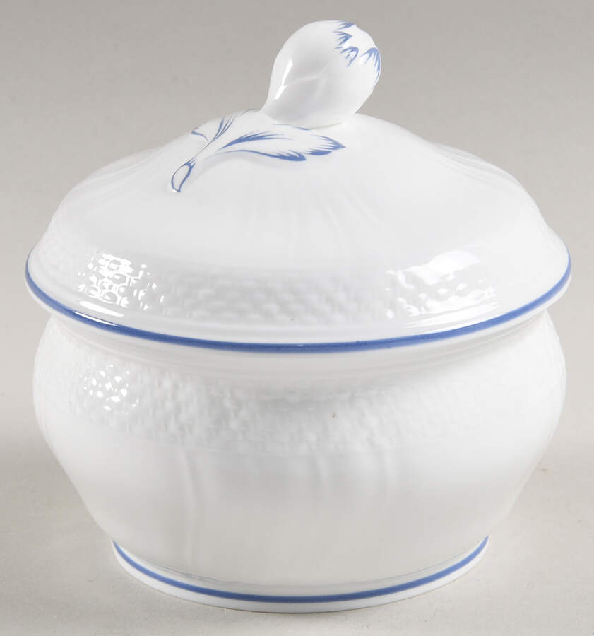 Louisenburg Blau Sugar Bowl & Lid by Villeroy & Boch-1