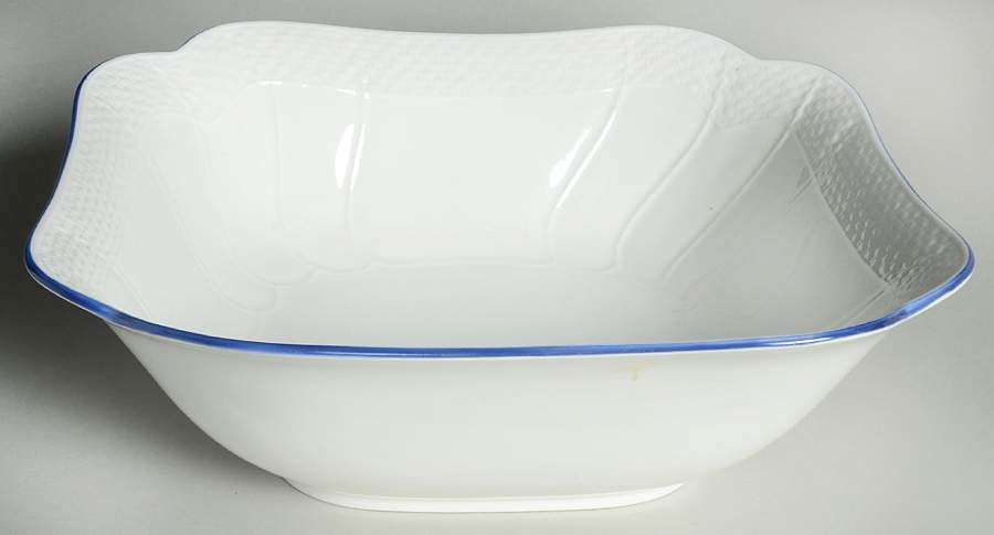 Louisenburg Blau 9" Square Vegetable Bowl by Villeroy & Boch-1