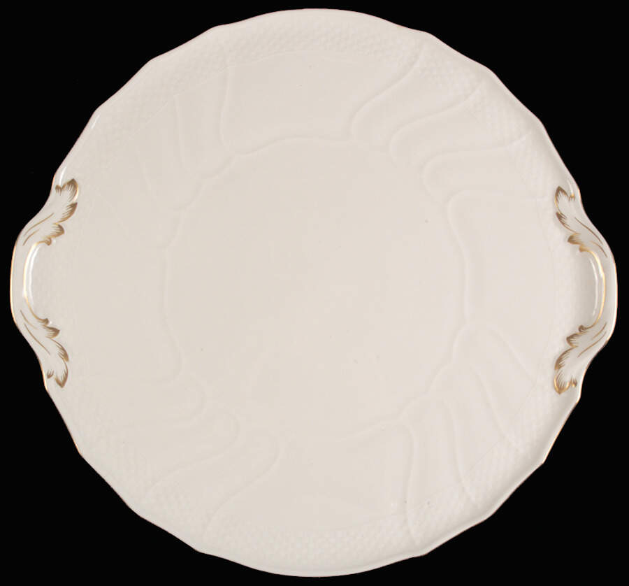 Louisenburg Gold 13" Round Torte Plate by Villeroy & Boch-1