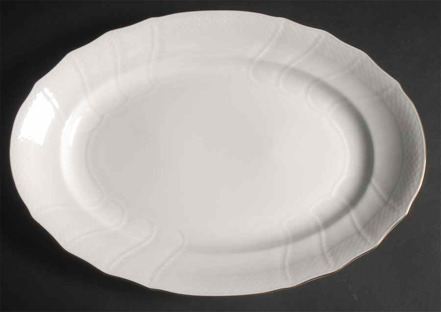 Louisenburg Gold 13" Oval Serving Platter by Villeroy & Boch-1