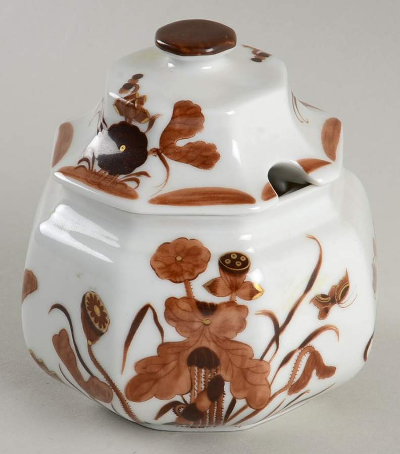 Lotosblute Gold Sugar Bowl & Lid by Villeroy & Boch-1