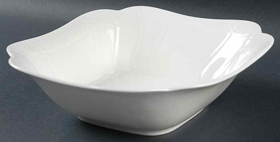 Louisenburg White 8" Square Vegetable Bowl by Villeroy & Boch-1