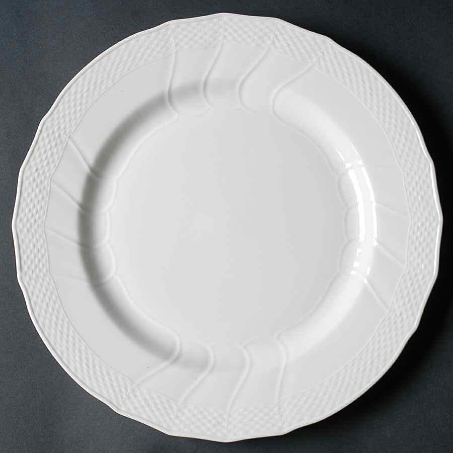 Louisenburg White 12" Chop Plate (Round Platter) by Villeroy & Boch-1