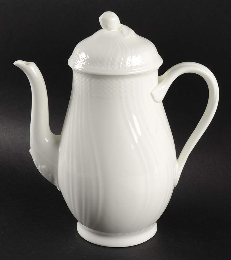 Louisenburg White Coffee Pot & Lid by Villeroy & Boch-1