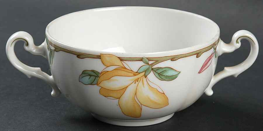 Magnolia Flat Cream Soup Bowl by Villeroy & Boch-1