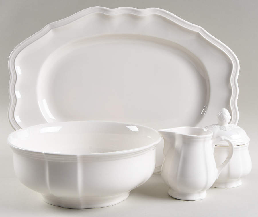 Manoir (VitroPorcelain, Luxembourg & Germany) 5 Piece Hostess Set by Villeroy & Boch-1