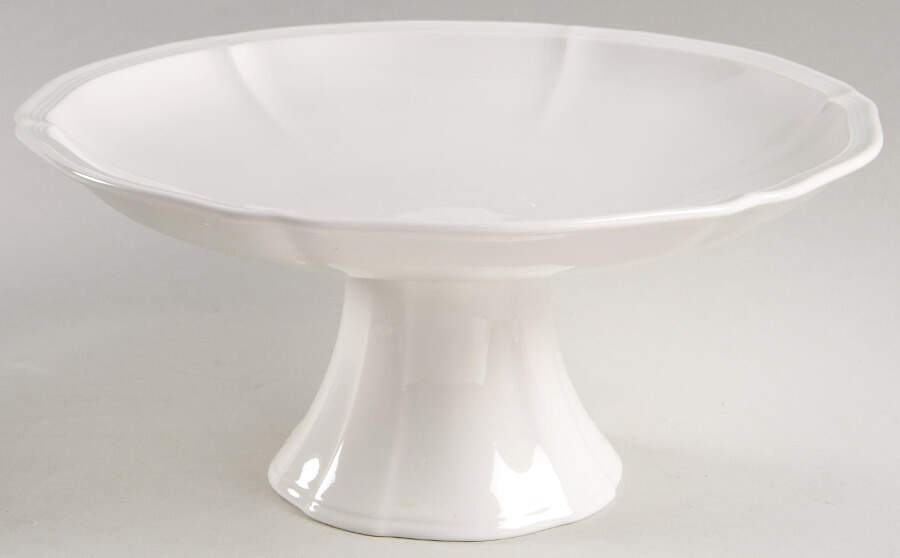 Manoir (VitroPorcelain, Luxembourg & Germany) 10" Diameter Pedestal Cake Stand by Villeroy & Boch-1