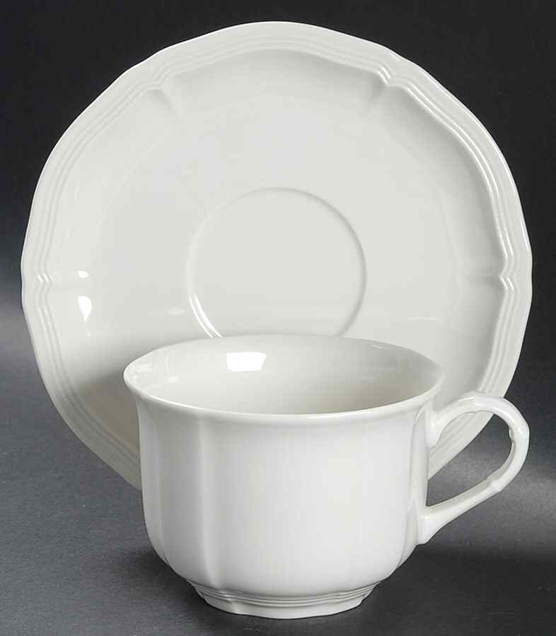 Manoir (VitroPorcelain, Luxembourg & Germany) Breakfast Cup & Cream Soup Saucer Set by Villeroy & Boch-1