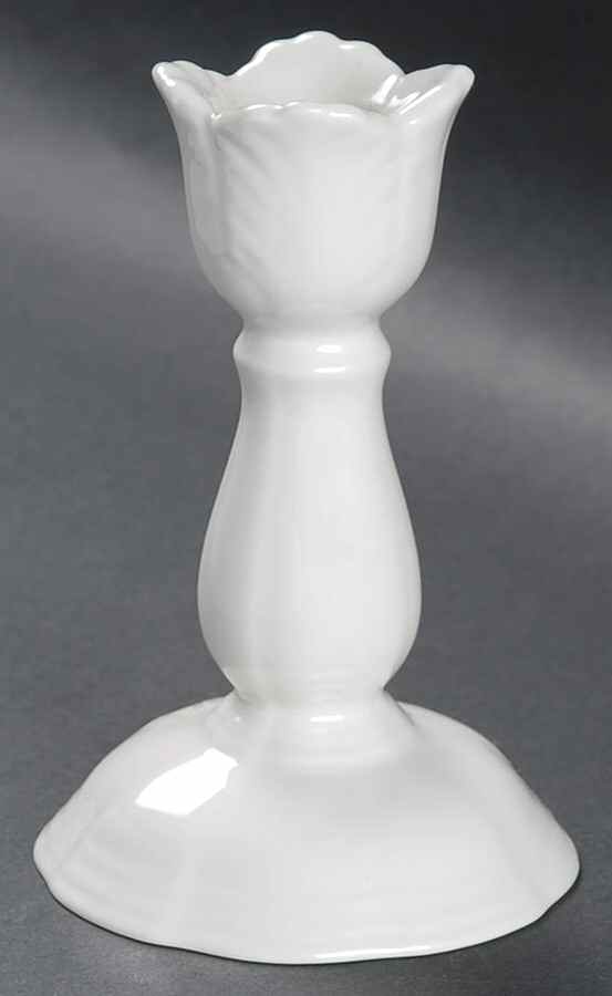 Manoir (VitroPorcelain, Luxembourg & Germany) Small Candlestick by Villeroy & Boch-1