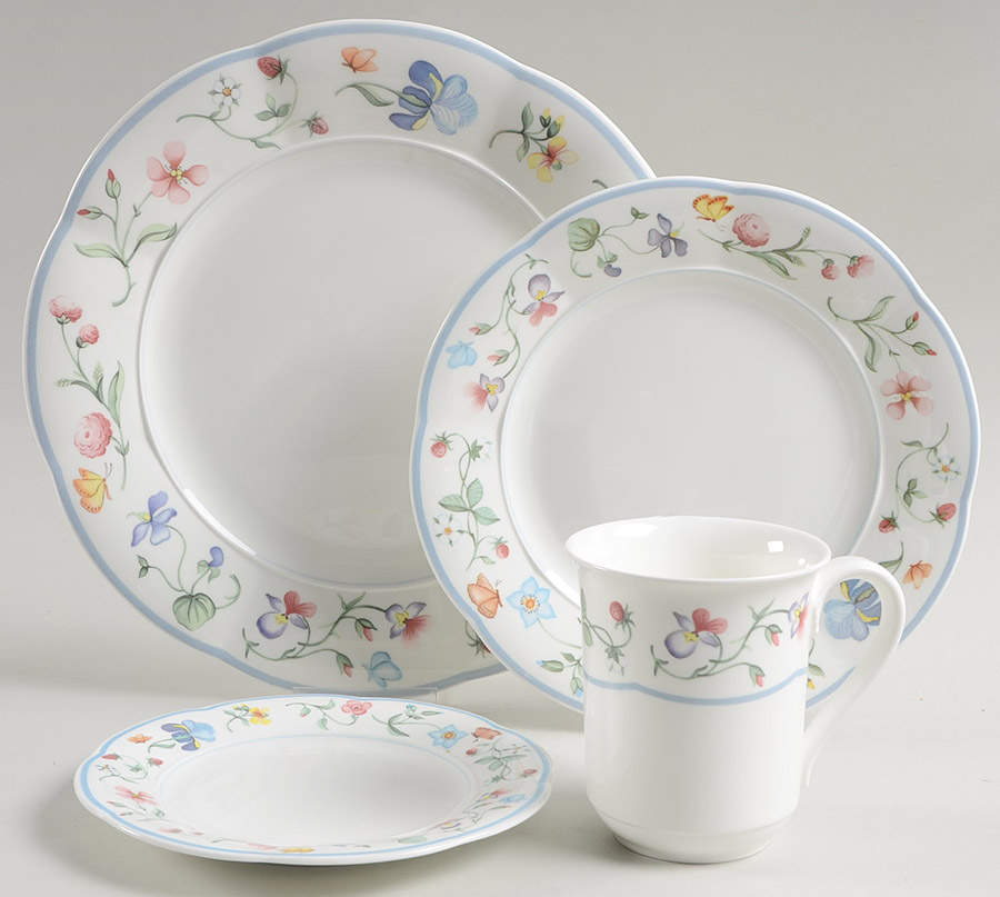 Mariposa (Bone China) 4 Piece Place Setting by Villeroy & Boch-1