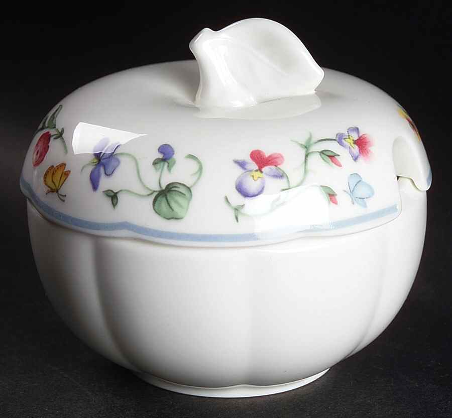 Mariposa (Bone China) Jam/Jelly & Lid by Villeroy & Boch-1