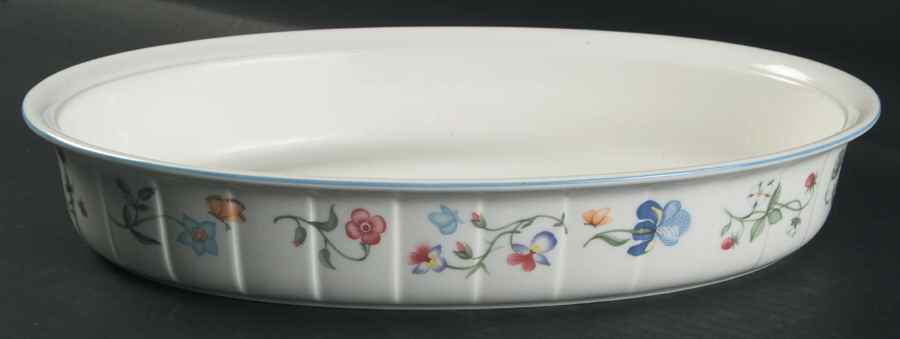 Mariposa (Bone China) 14" Oval Baker by Villeroy & Boch-1