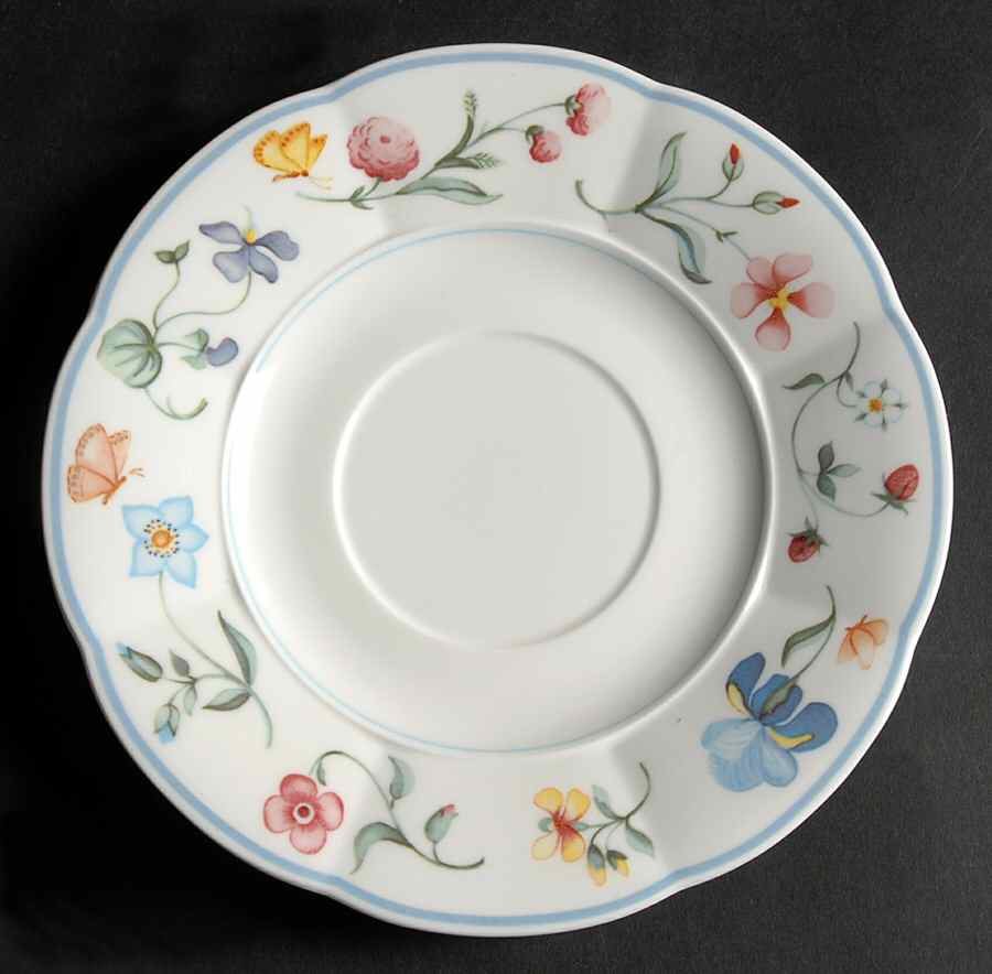 Mariposa (Bone China) Breakfast/Cream Soup Saucer for CSSBRL by Villeroy & Boch-1