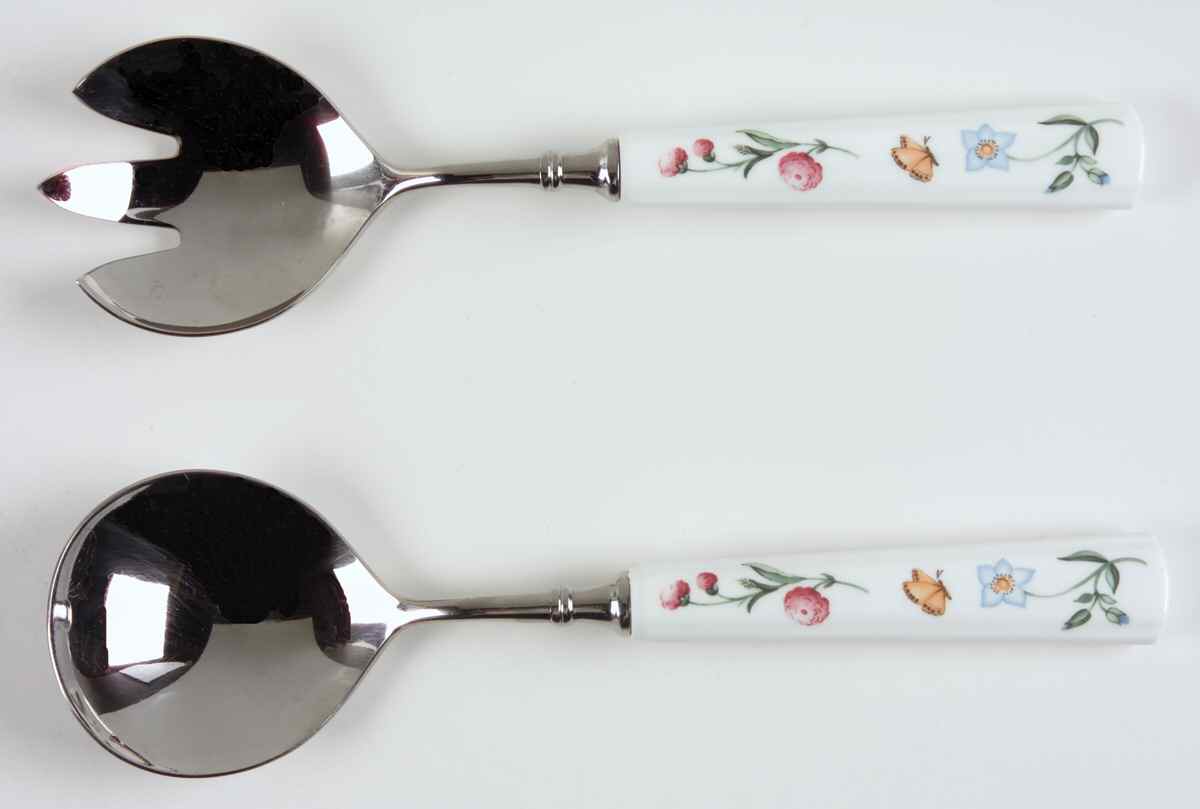 Mariposa (Bone China) (2 Piece) Salad Set with Stainless Bowl by Villeroy & Boch-1