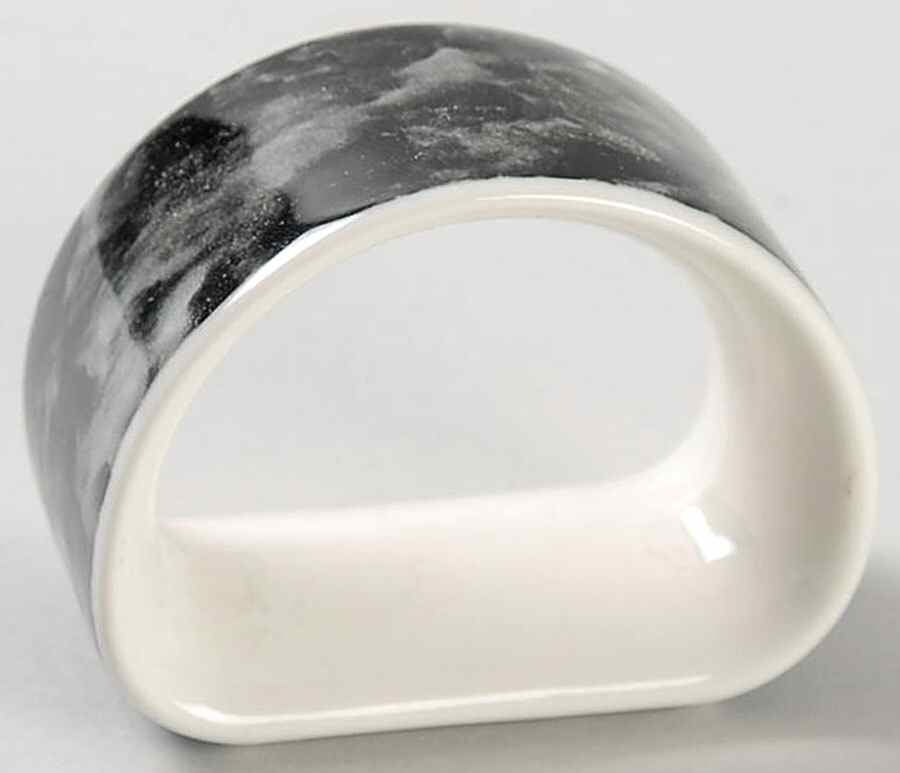 Marble Black Napkin Ring by Villeroy & Boch-1