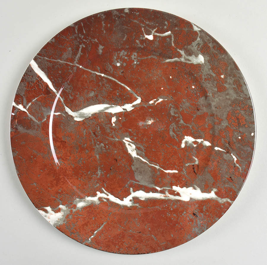 Marble Red Service Plate (Charger) by Villeroy & Boch-1