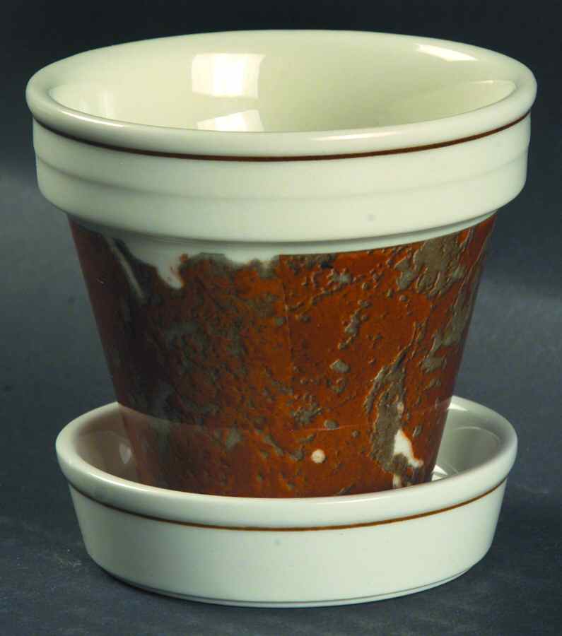 Marble Red 2" Flower Pot by Villeroy & Boch-1