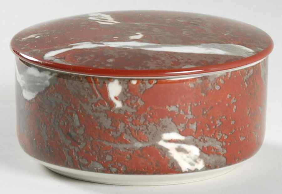 Marble Red Medium Candy Box by Villeroy & Boch-1