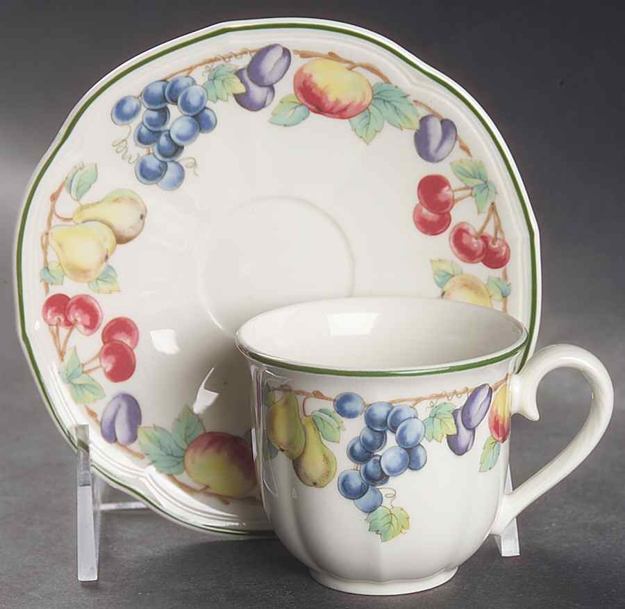 Melina Flat Demitasse Cup & Saucer Set by Villeroy & Boch-1