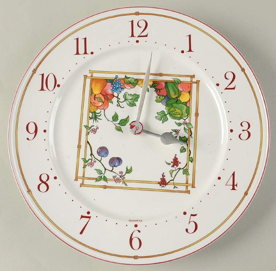 Mon Jardin Clock Plate by Villeroy & Boch-1