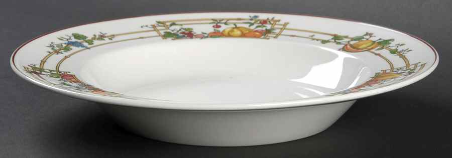 Mon Jardin Large Rim Soup Bowl by Villeroy & Boch-1