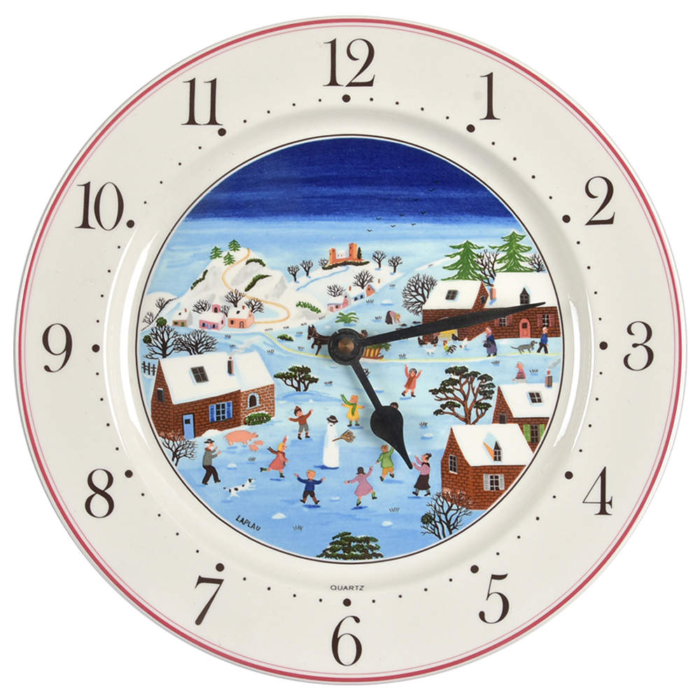 Naif Christmas Clock Plate by Villeroy & Boch-1
