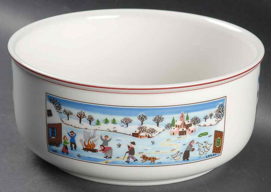 Naif Christmas 7" Round Vegetable Bowl by Villeroy & Boch-1
