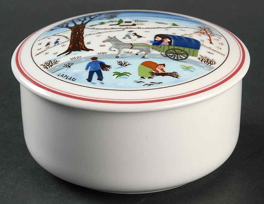 Naif Christmas Candy Box & Lid by Villeroy & Boch-1