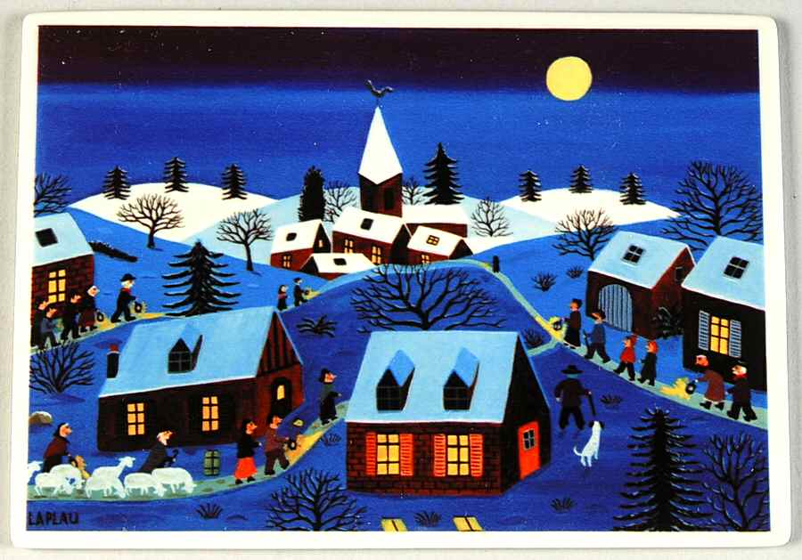 Naif Christmas Ceramic Postcard by Villeroy & Boch-1