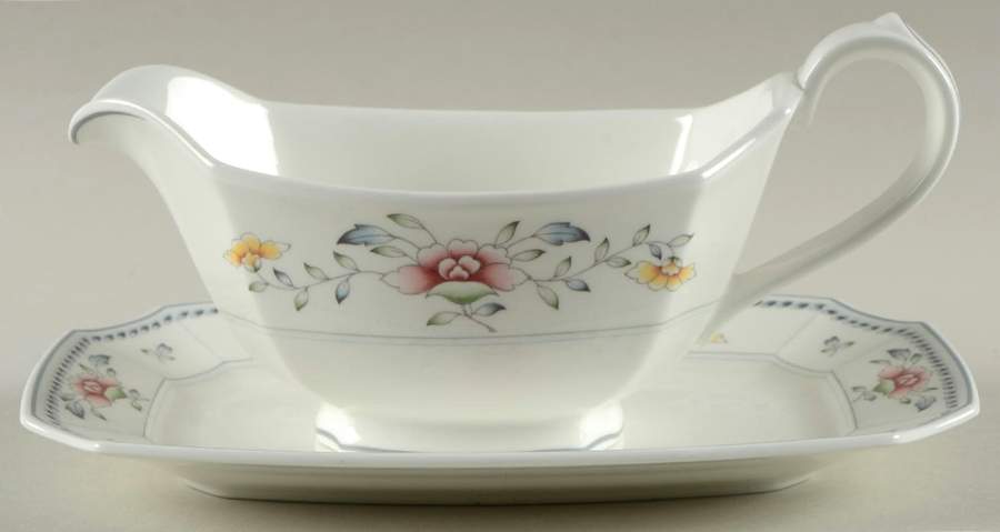 Nanking Gravy Boat & Underplate/Pickle by Villeroy & Boch-1