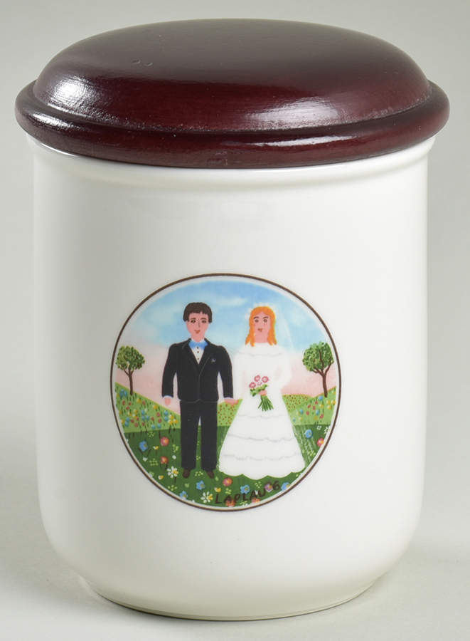 Naif Wedding 3" Storage Jar & Lid by Villeroy & Boch-1